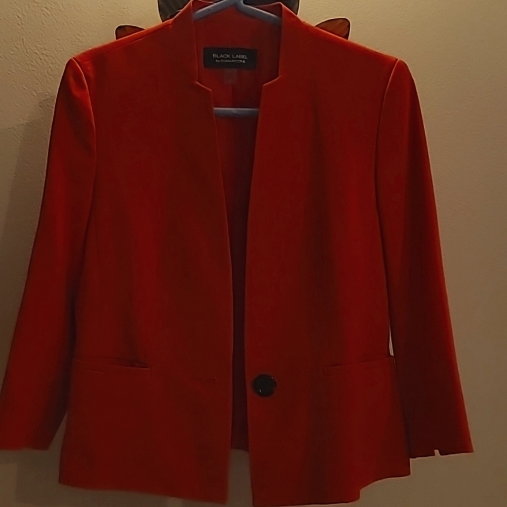 Women's red blazer